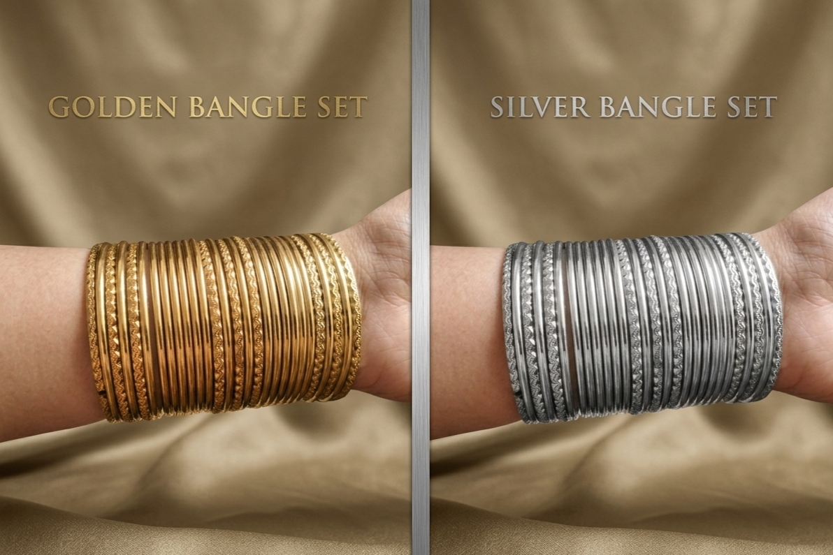 Glass Bangles Set