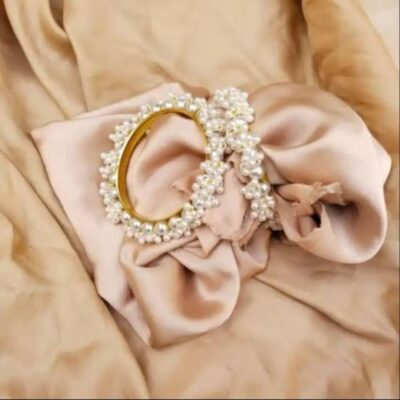 Pearl Ghungroo Kara Pair
