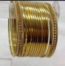Golden Champagne Bangles Set