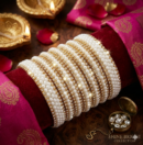 Premium Golden Pearl Kara Set
