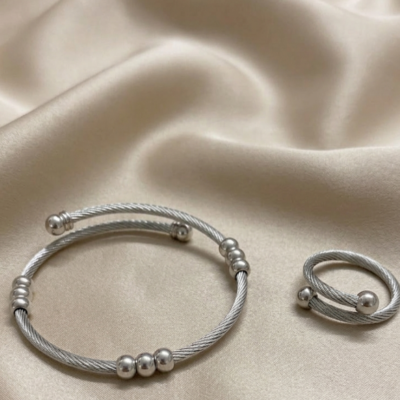 Silver Rope Combo (Ring+Handcuff)