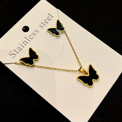 Premium Butterfly (Studs & Pendent set)