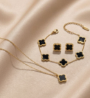 Premium Clover (Studs, Bracelet & Pendent set)