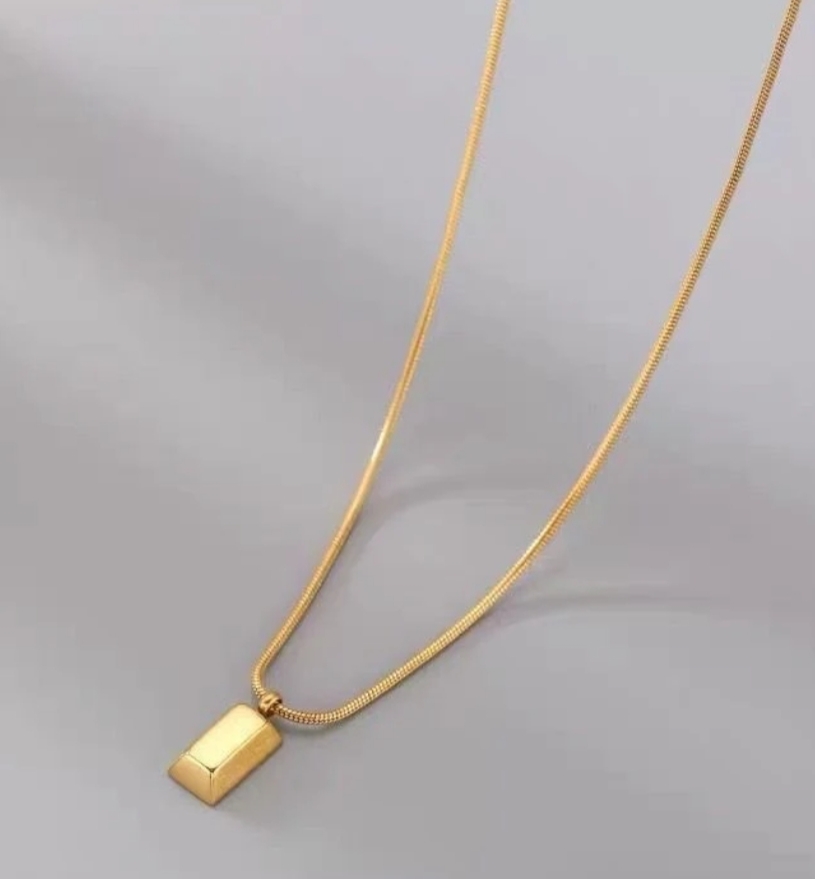 Golden Brick Locket