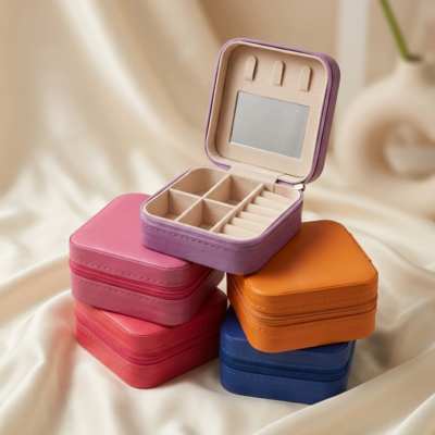 Soft Touch Square Jewellery Box