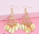 Queen Gold Light Drop Earrings